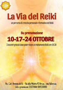 ottobre 2023 la via del reiki